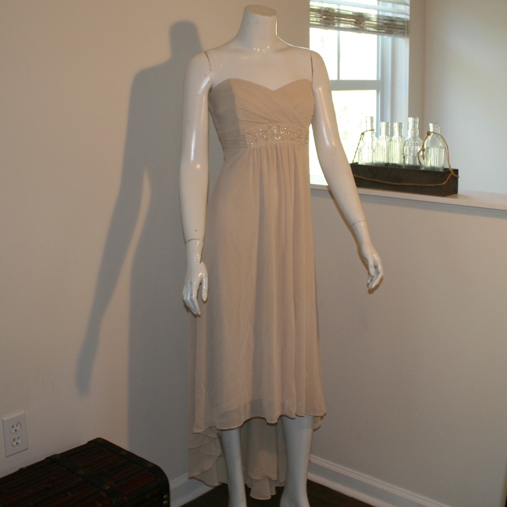 David's Bridal 14 Grecian Goddess Wedding Dress